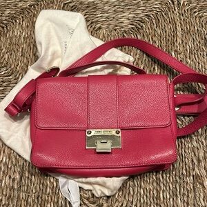 Jimmy Choo Pink Rebel Crossbody Bag